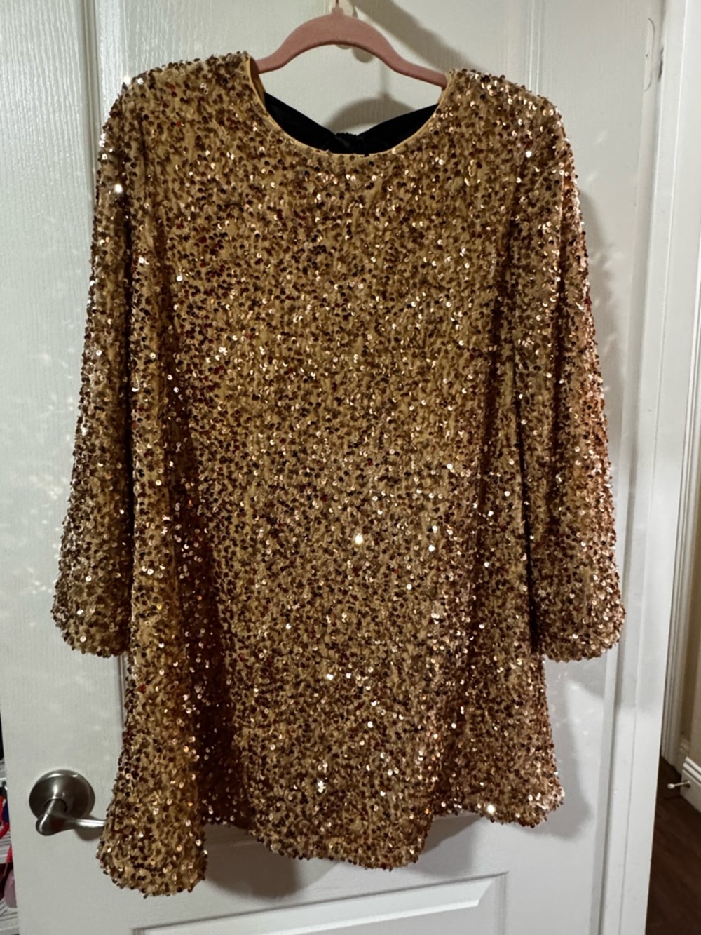 Gold Sequin Party Tunic